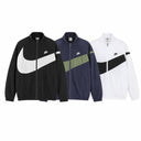 Nike Big Swoosh Woven Track Jacket, front view