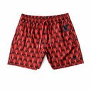 Psycho Bunny All-Over Bunny Swim Shorts in Navy / Multicolor, front view