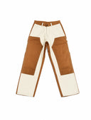 Carhartt Double Knee Carpenter Pants — Tan & Cream Colorblock
