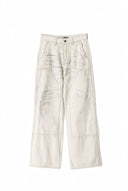Carhartt Distressed Double Knee Pants — Cream