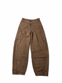 Adidas Wide-Leg Cargo Jeans — Light Blue Wash & Brown Wash