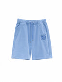 Loewe Anagram Logo Shorts — Blue