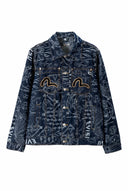 Evisu Allover Wave Denim Jacket