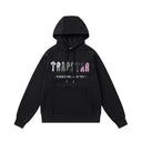 Trapstar "It's A Secret" Gradient Hoodie & Shorts Set — Black