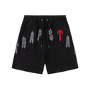 Ensemble tee-shirt et short en chenille Trapstar Accent Letter