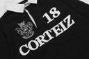 Corteiz "18" Rugby Shirt in Red / Black, product photo 7