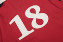 Corteiz "18" Rugby Shirt in Red / Black, product photo 18