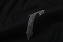 Conjunto de camiseta y pantalones cortos bordados en tono "It's A Secret" de Trapstar — Negro