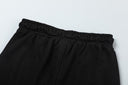 Trapstar "It's A Secret" Tonal Embroidered Tee & Shorts Set — Black