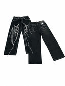 Thug Club Web Stitch Jeans — Black