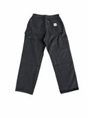 Carhartt Double Knee Carpenter Pants — Black