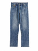 Vaqueros rectos lavados Tommy Hilfiger — Azul medio