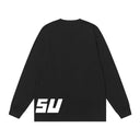Evisu Mini Seagull Long Sleeve Tee — Black & White