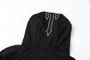 Trapstar "It's A Secret" Gradient Hoodie & Shorts Set — Black