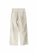 Carhartt Distressed Double Knee Pants — Cream