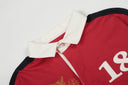 Corteiz "18" Rugby Shirt in Red / Black, product photo 14