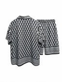 Meninthemirror Greek Key Homewear Set