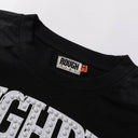 RoughPlay "Praise" Rhinestone Long Sleeve — Black/Purple