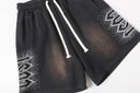 Lost Intricacy Rhinestone Tee & Shorts Set in Black / Dots, product photo 18