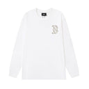 MLB Outline Logo Long Sleeve — NY & Boston in Black / White, product photo 4