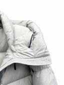 MACKAGE Long Puffer Coat — Silver