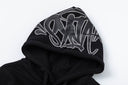 Syna Graffiti Hood Tracksuit — Black