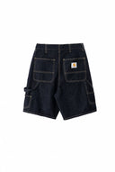 Carhartt Carpenter Shorts — Raw Indigo
