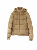 Polo Ralph Lauren Cable-Knit Puffer Jacket — Camel & Black